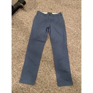 Abercrombie & Fitch Langdon‎ Skinny Stretch Pants 28x30Light Blue Chino
